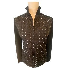 Croft & Barrow polka dot jacket